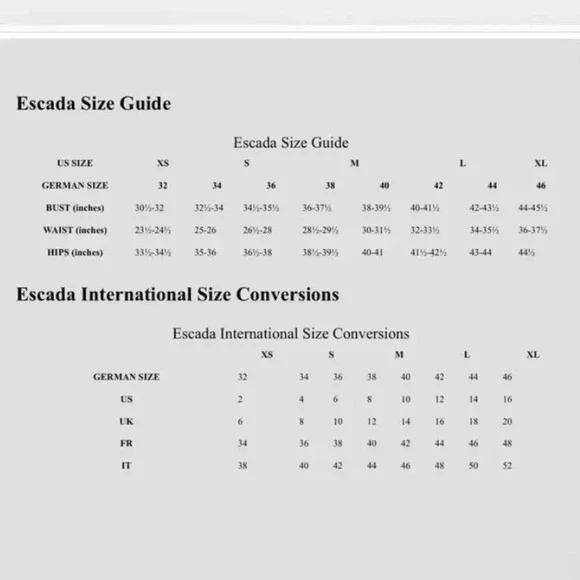 Escada SZ S M Cream Dress Suite - Picture 15 of 15